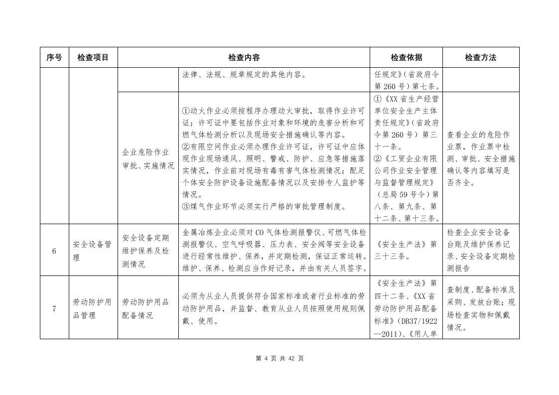【金属冶炼】企业执法检查标准.docx 第5页