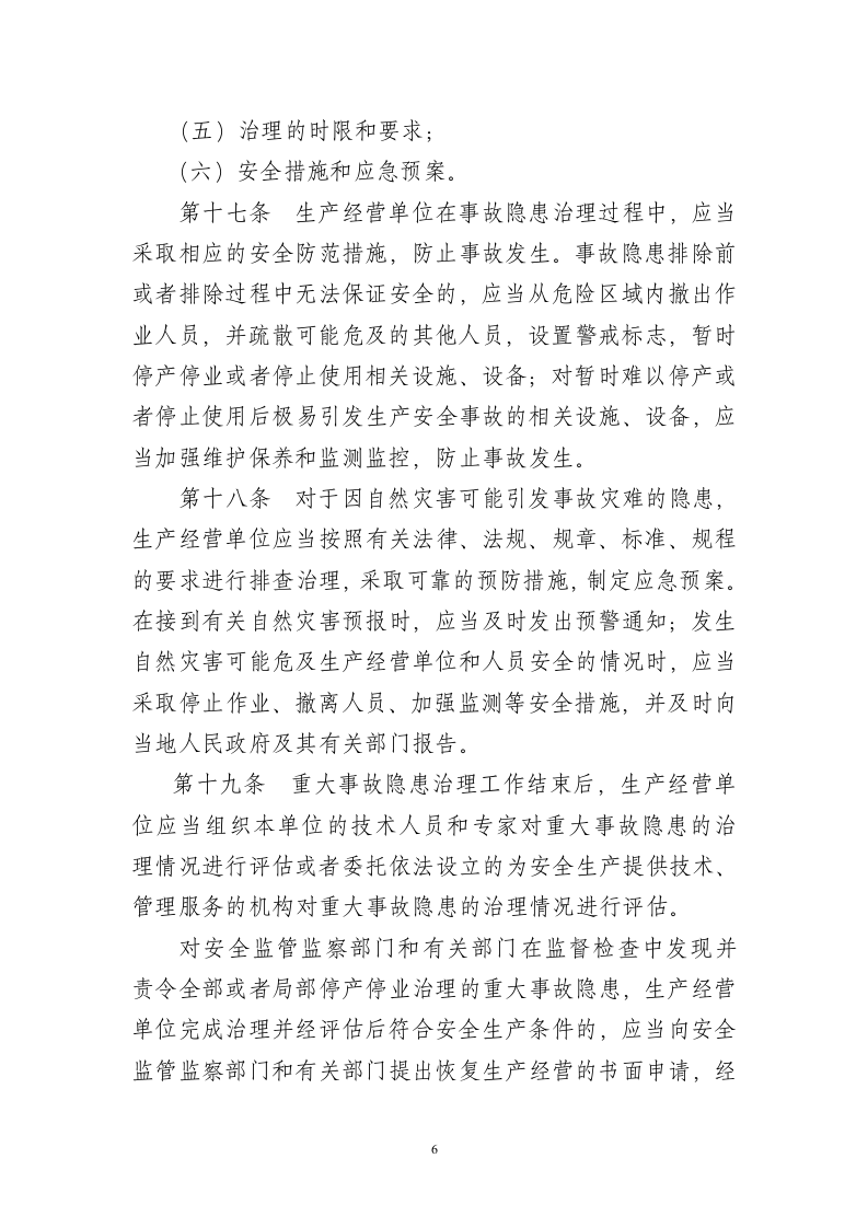生产安全事故隐患排查治理规定.docx 第6页
