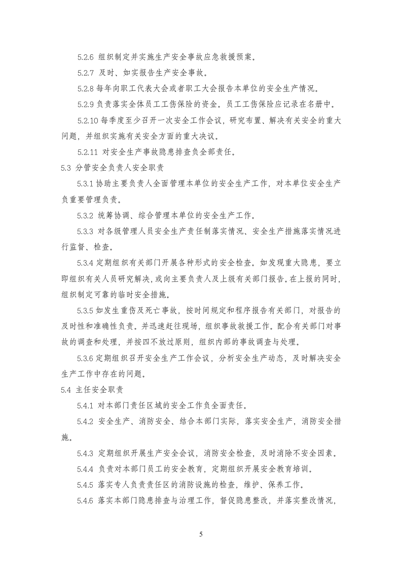 安全生产制度手册.docx 第5页