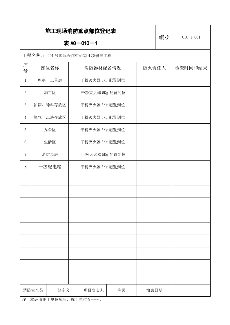 施工现场消防重点部位登记表.doc 第1页