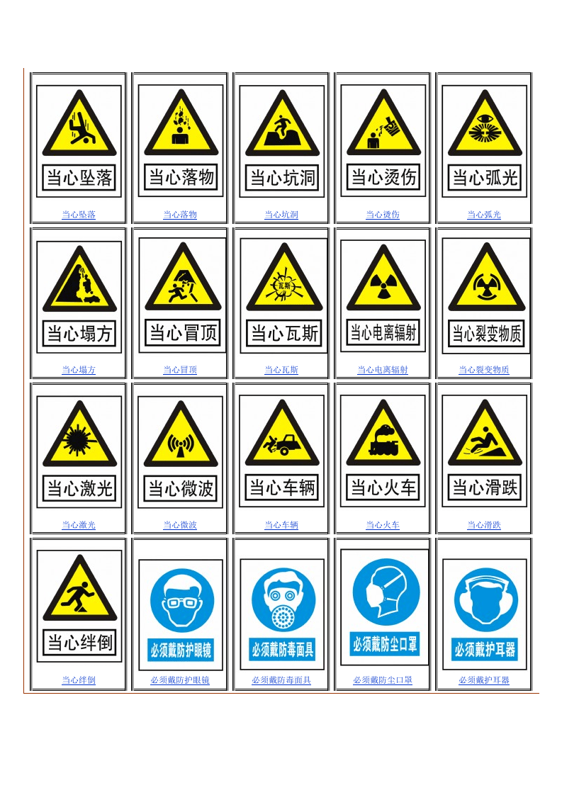 安全警示标志图集大全.docx 第3页