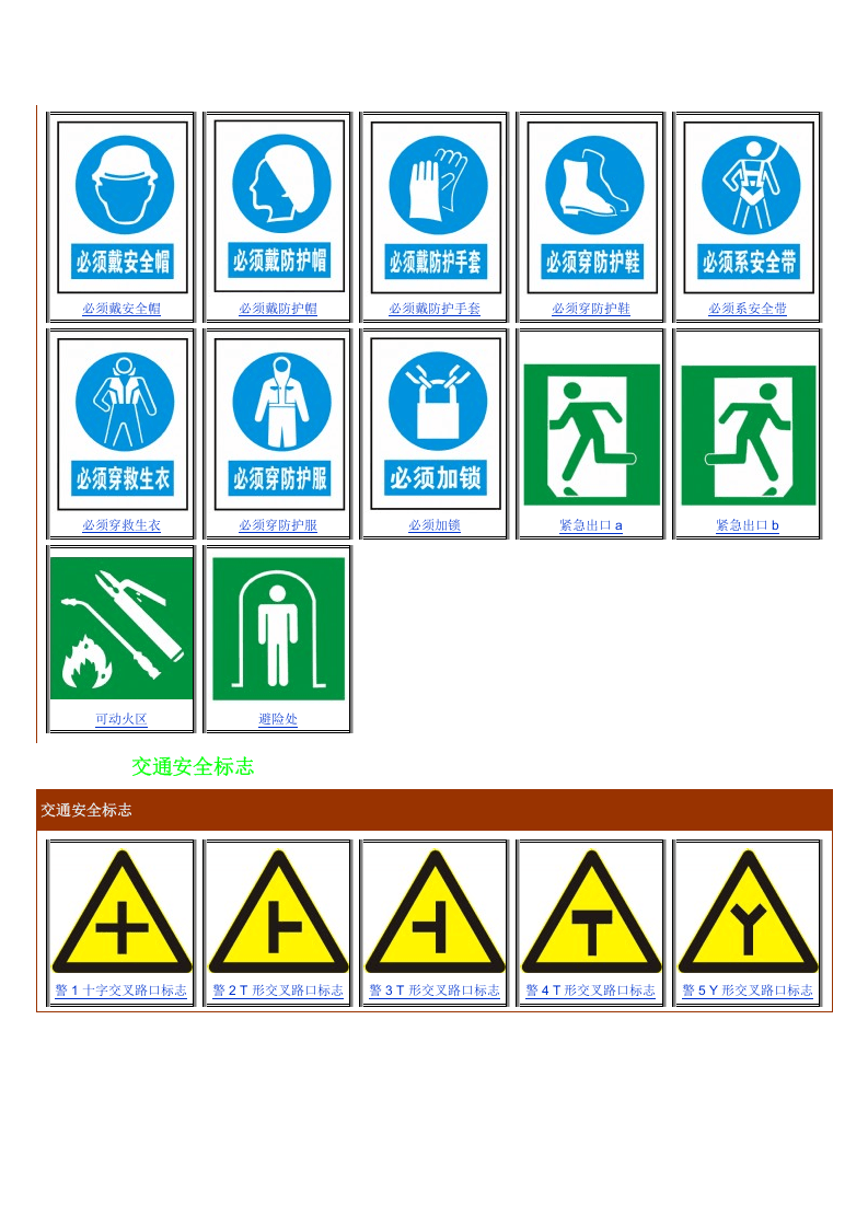 安全警示标志图集大全.docx 第4页