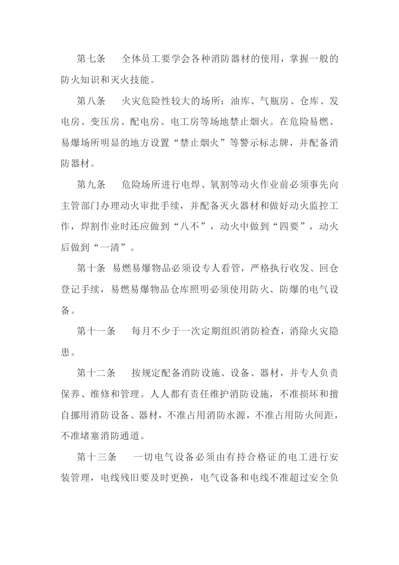 消防安全制度汇编版-特色小镇丨22页.docx 第6页