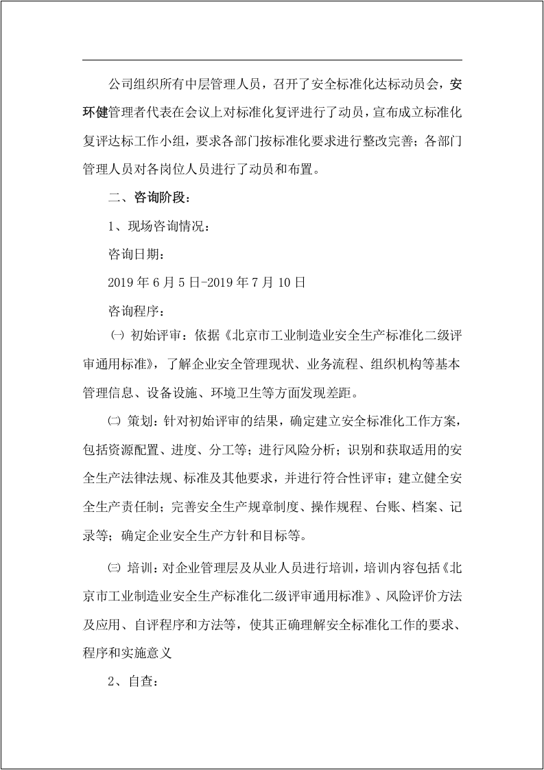 二级安全标准化有限公司自评报告.docx 第2页