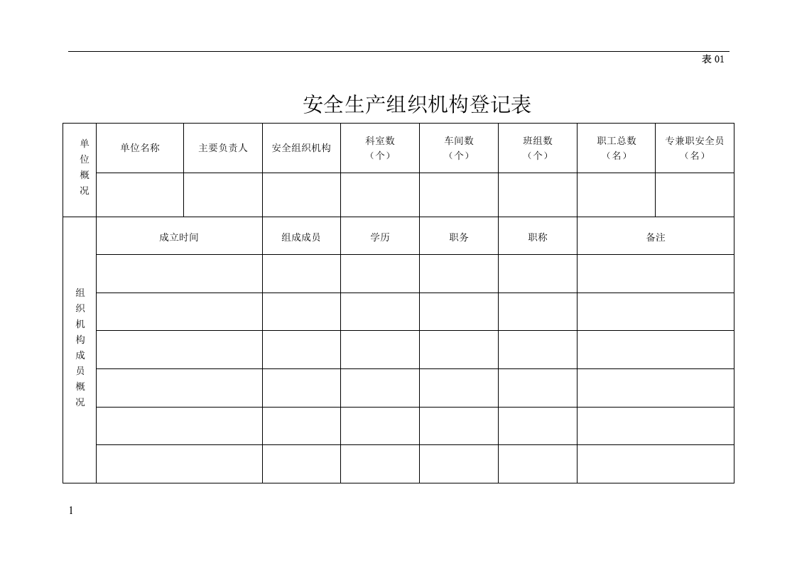 安全生产管理表格汇总.docx 第6页