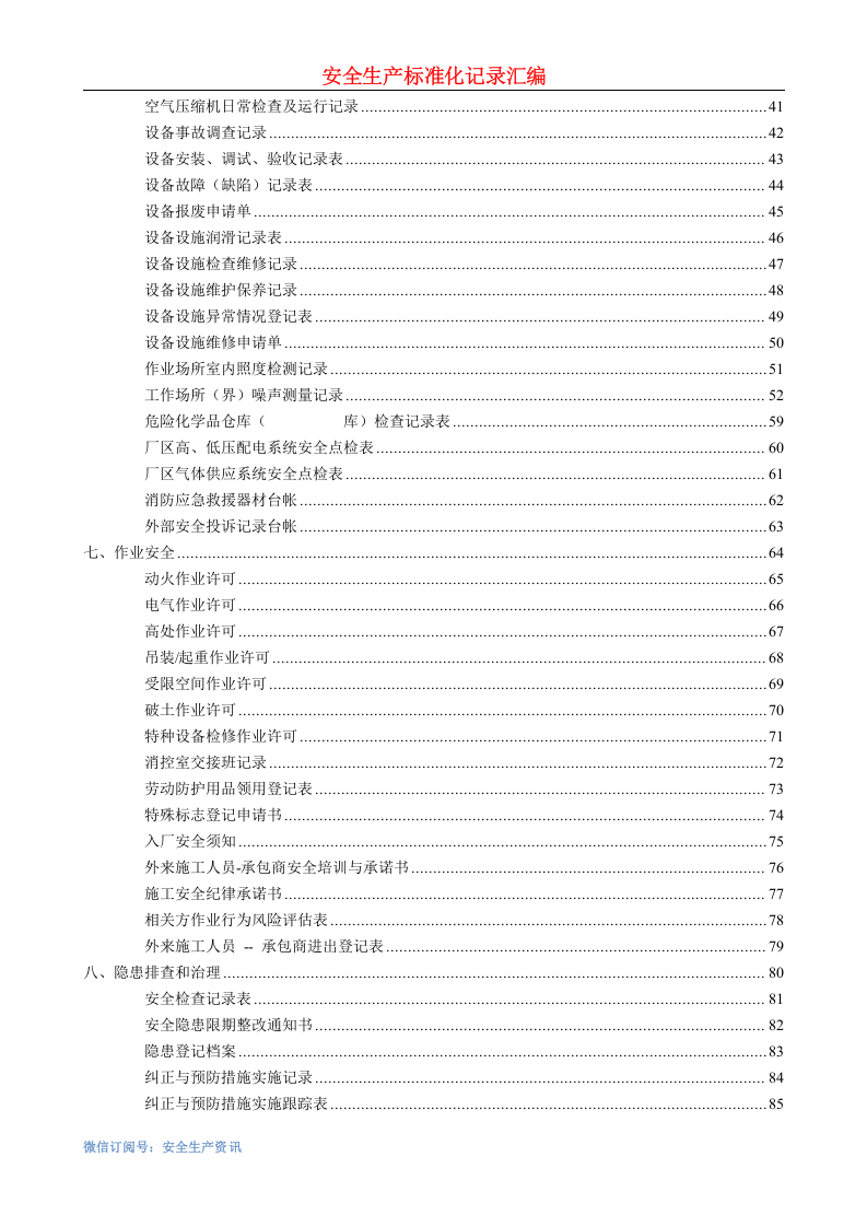 化工企业表格台账汇编.docx 第3页