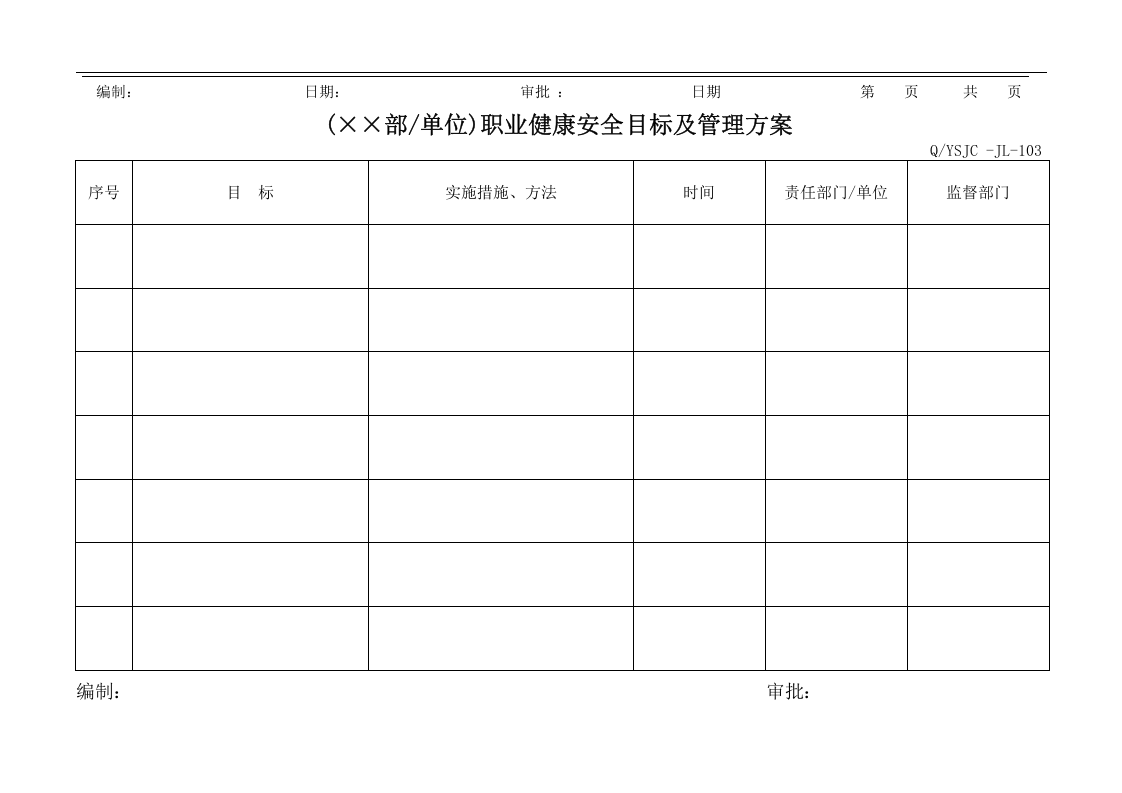职业健康安全管理体系公共表单.docx 第5页