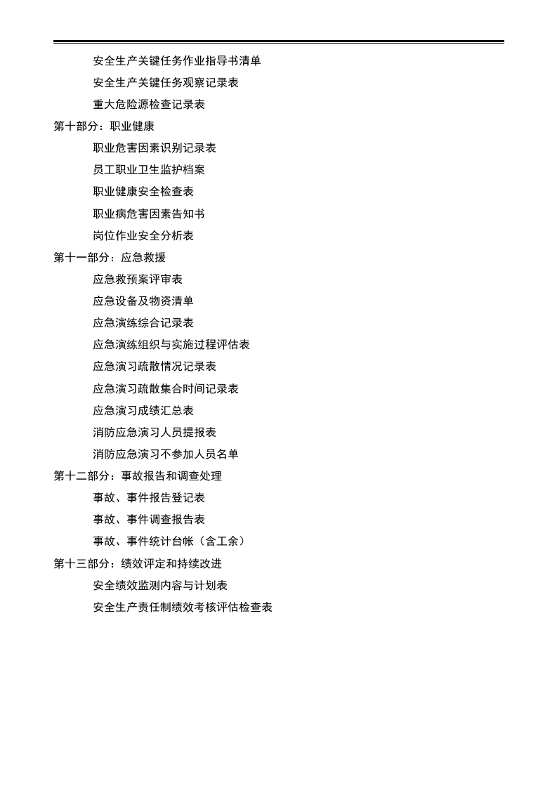 安全生产标准化表格汇编-详细分类版.docx 第4页