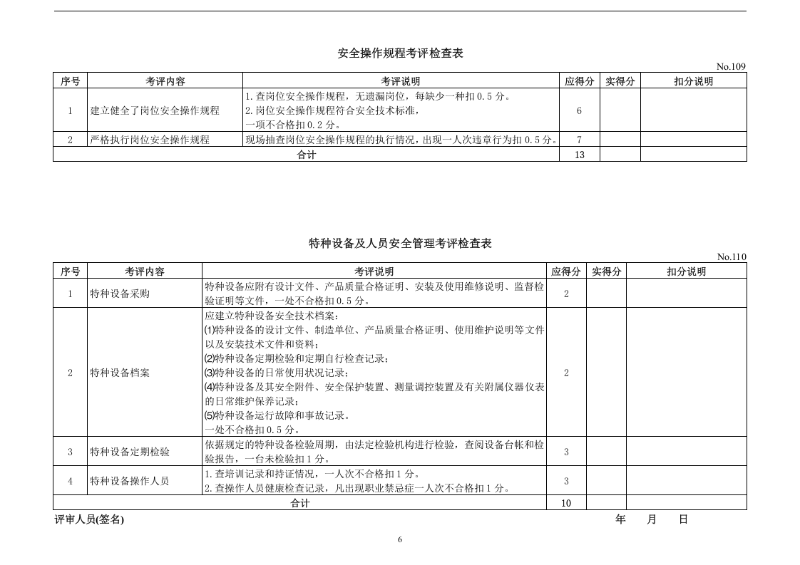 机械制造企业安全质量标准化考评检查表.docx 第6页