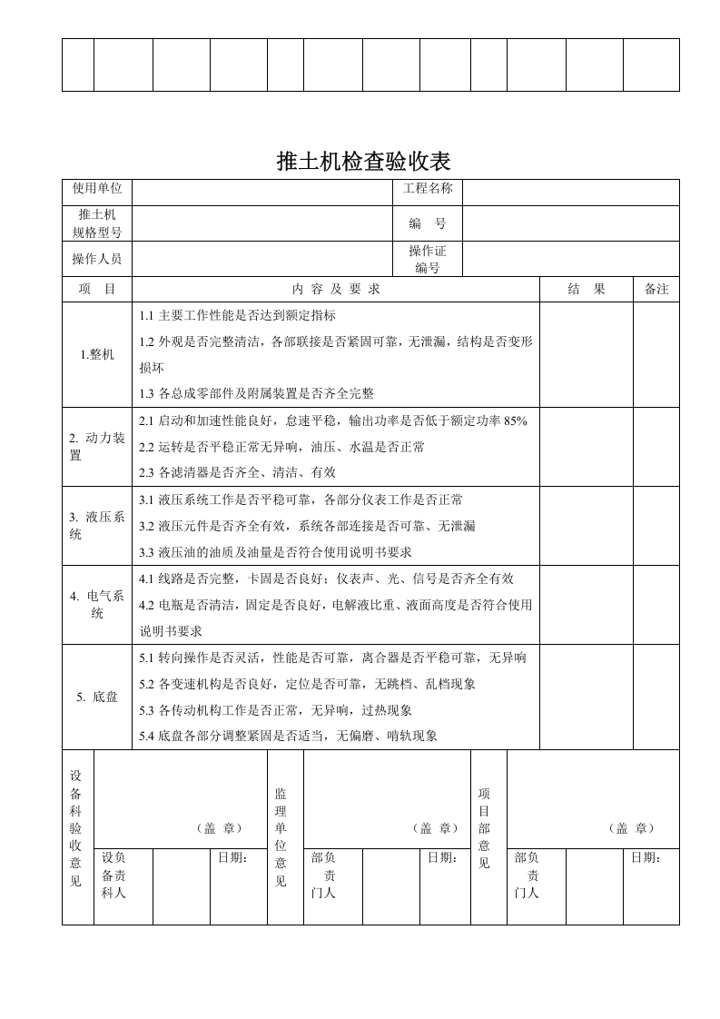 各类机械设备检查验收表31页.docx 第5页