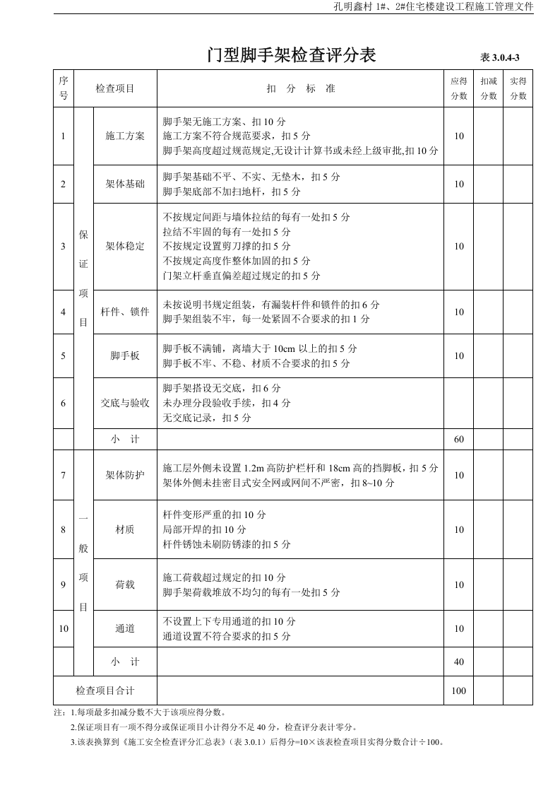 建筑施工安全检查标准配套表格.docx 第6页