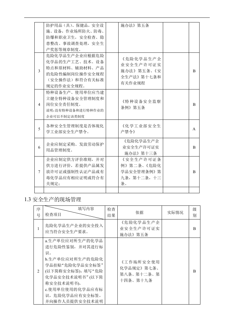 检查-危化品生产企业安全检查表.docx 第3页