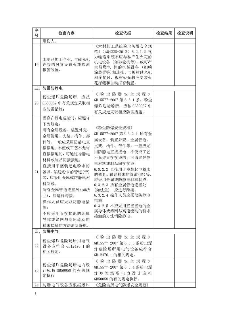 工贸行业粉尘防爆场所安全检查表10页.docx 第5页