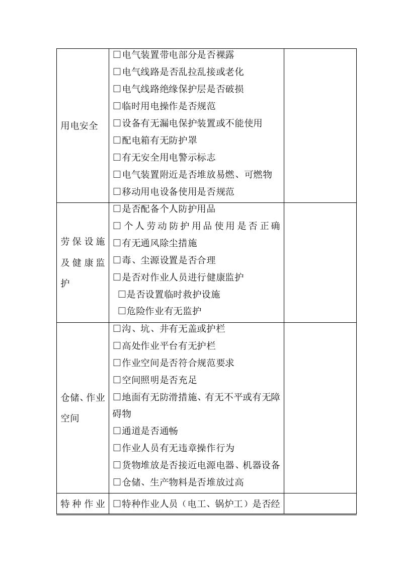 记录-公司企业日常安全生产检查记录表.docx 第2页