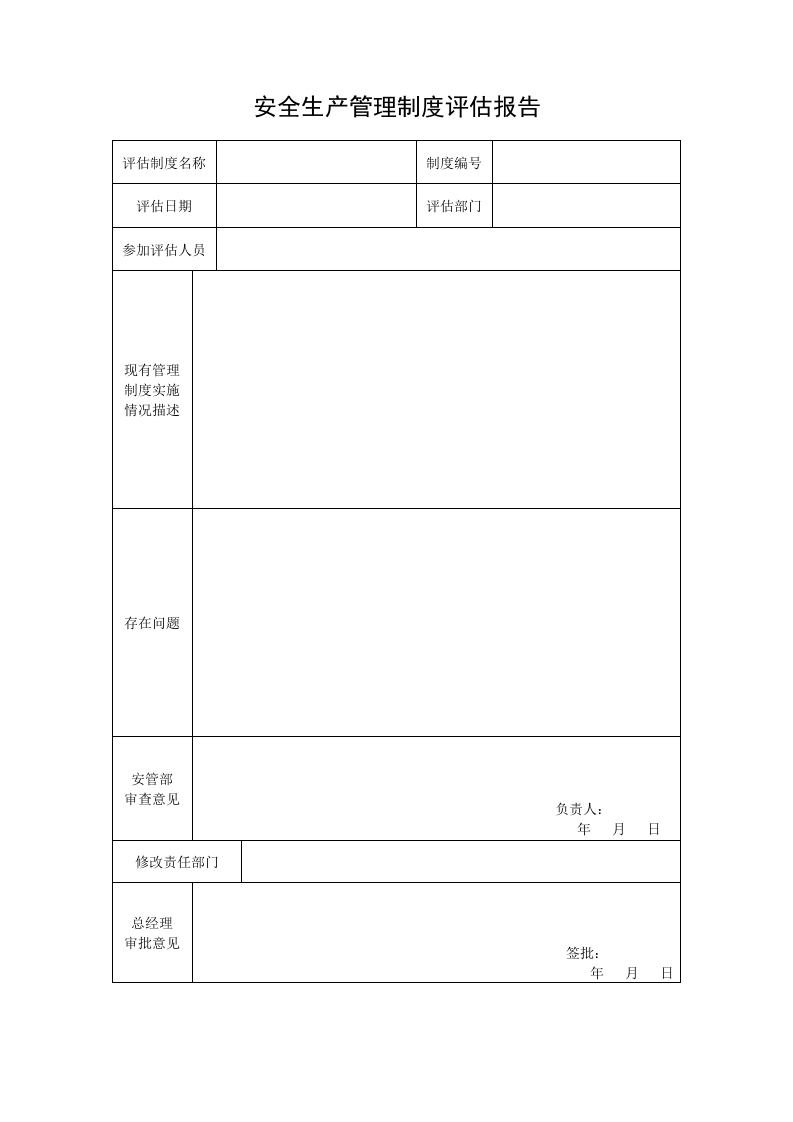 规章制度、操作规程评估修订台账.docx 第2页
