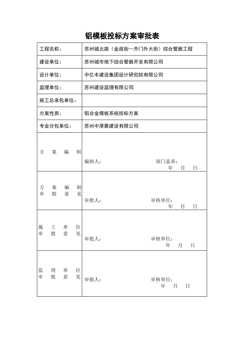 铝模板施工方案(综合管廊)56页.docx 第2页