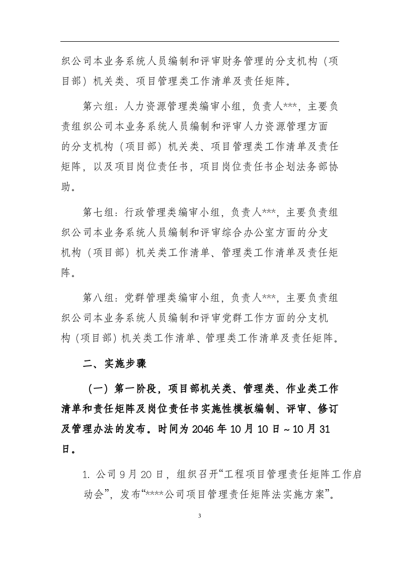 项目责任矩阵实施方案.docx 第3页