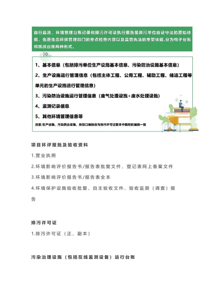 最全环保台账管理清单，督察迎检自查整改攻略！.docx 第2页