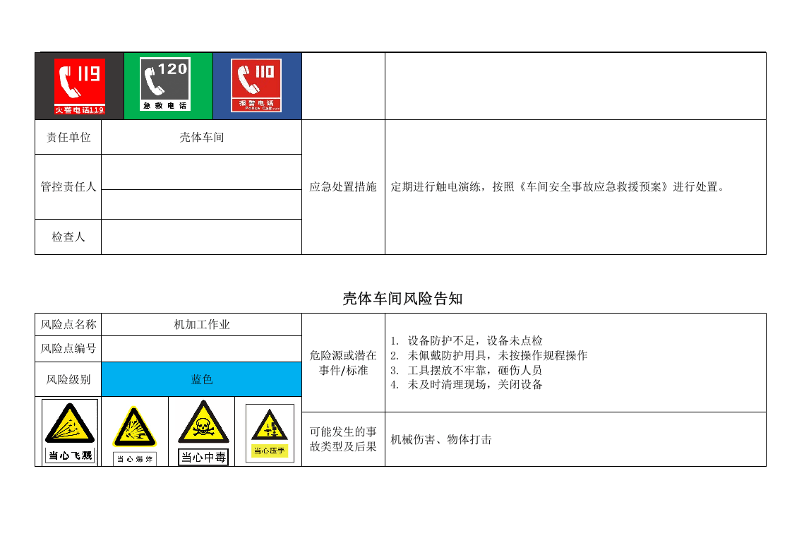 风险告知卡（壳体车间）丨35个.docx 第5页