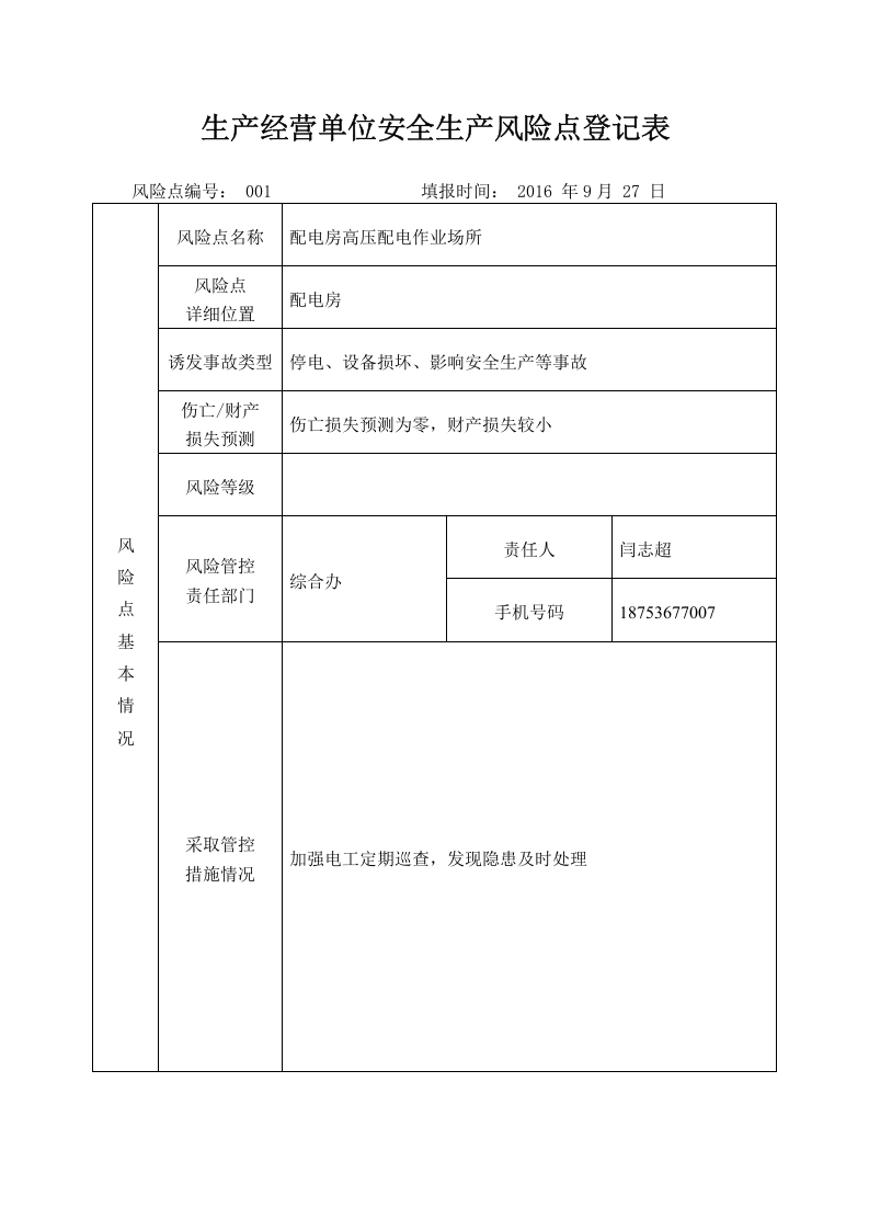 安全生产风险点名册.docx 第3页