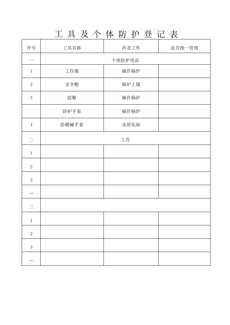 锅炉房危险源辨识及风险评估登记表.docx 第6页