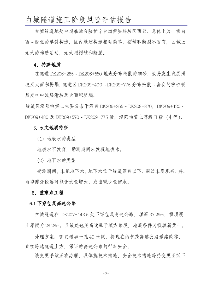 隧道风险评估报告(铁路)丨.docx 第6页