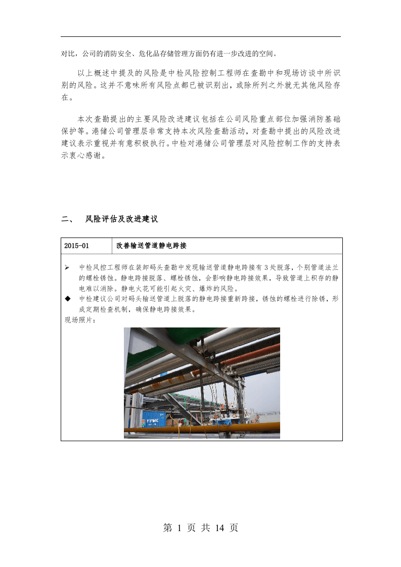 危险品仓储企业风险评估报告.docx 第6页