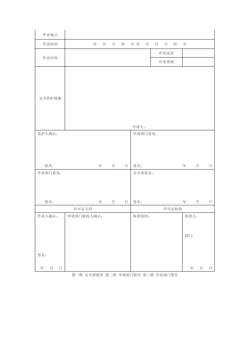 高处作业安全管理规定.docx 第6页