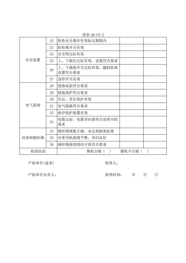 施工升降机月检记录丨02页.docx 第2页