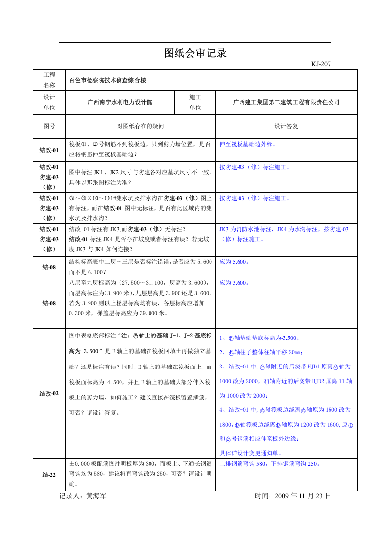 图纸会审记录(完整版).docx 第2页