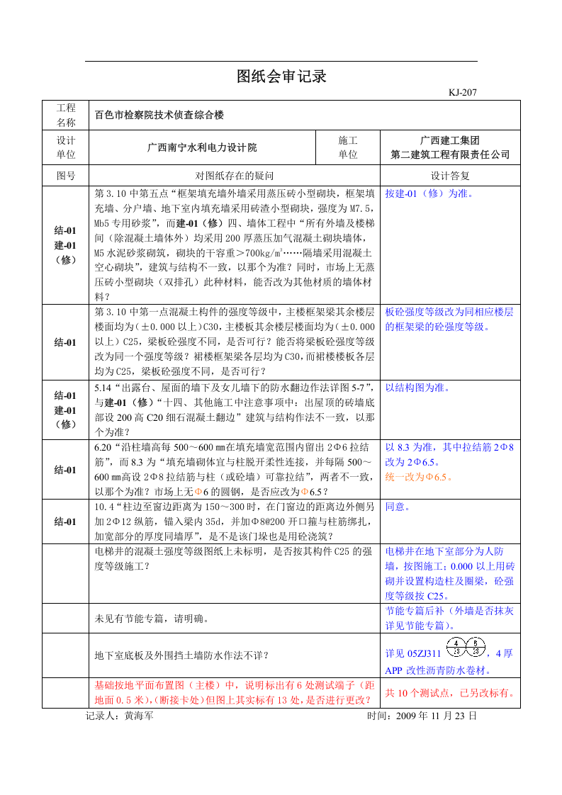 图纸会审记录(完整版).docx 第3页