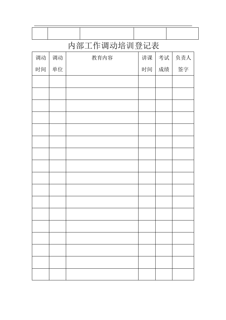 企业职工安全教育培训档案模板.docx 第6页