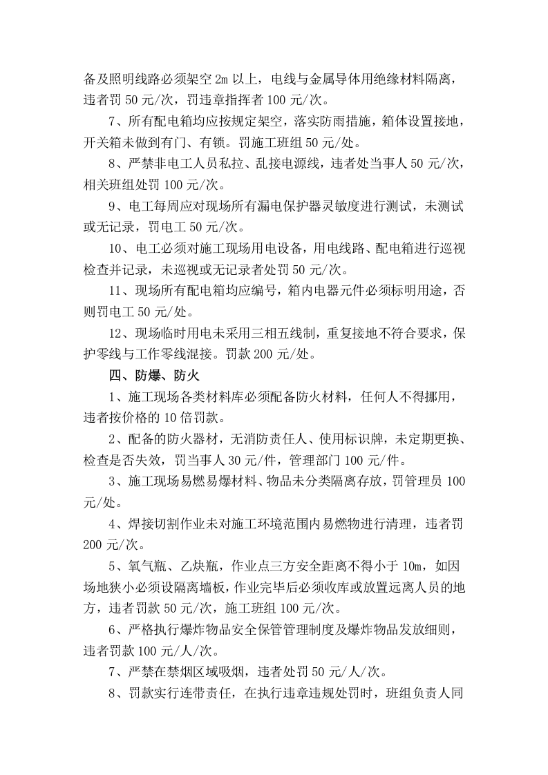 施工现场安全生产违章违规处罚细则丨06页.docx 第5页