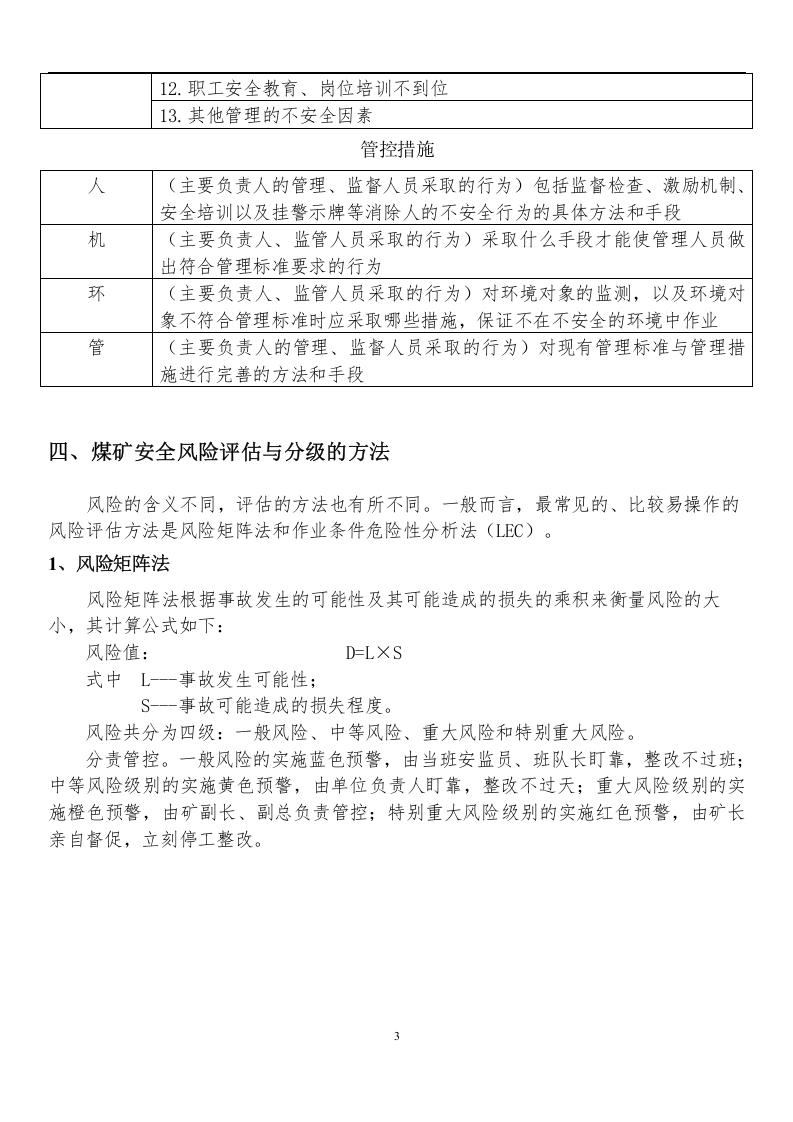 煤矿各岗位安全风险分级管控手册-.docx 第5页