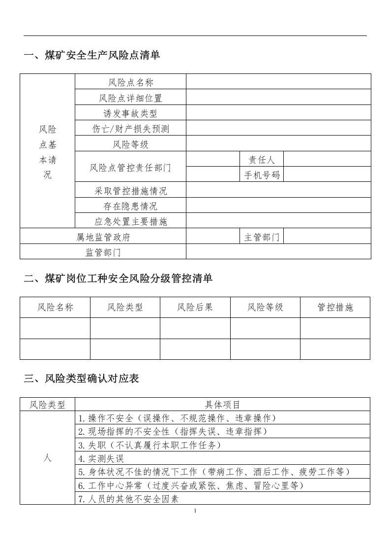 各岗位安全风险分级管控手册-(煤矿)164页.docx 第3页