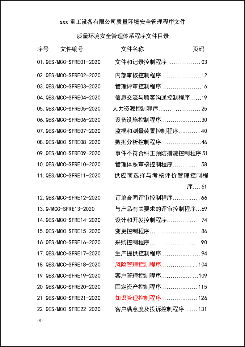 大型重工集团质量环境安全管理体系手册.docx 第2页