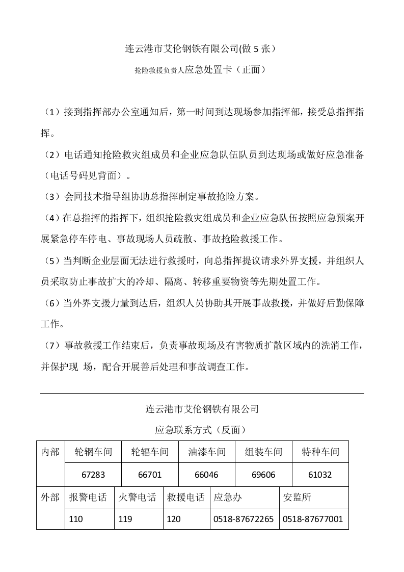 XX公司应急处置卡丨02页.docx 第2页