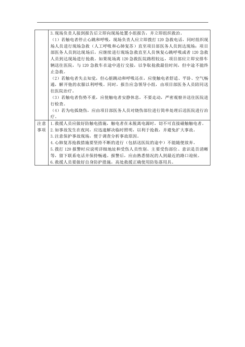 应急救援预案现场处置方案（20种）.docx 第5页