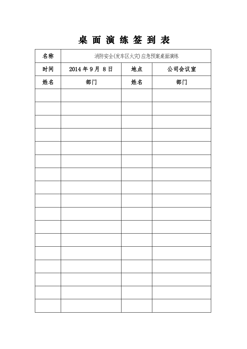 消防安全桌面演练方案.docx 第5页