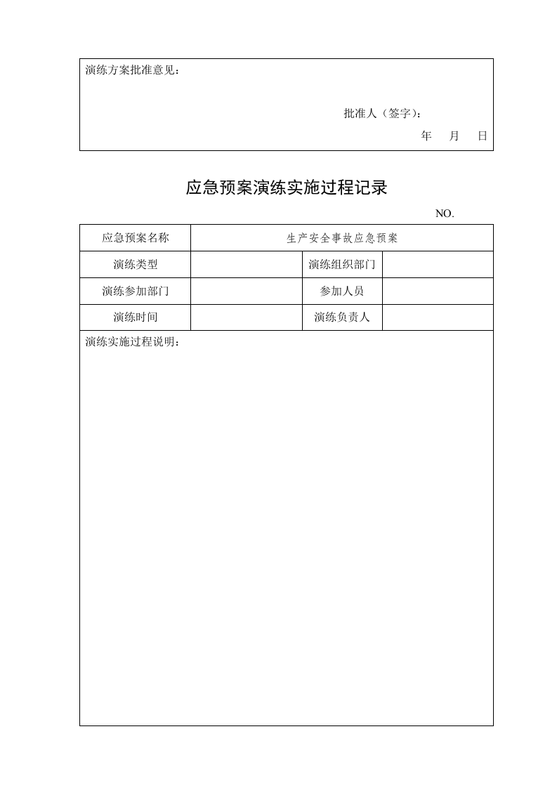 应急预案演练档案（模板）.docx 第3页