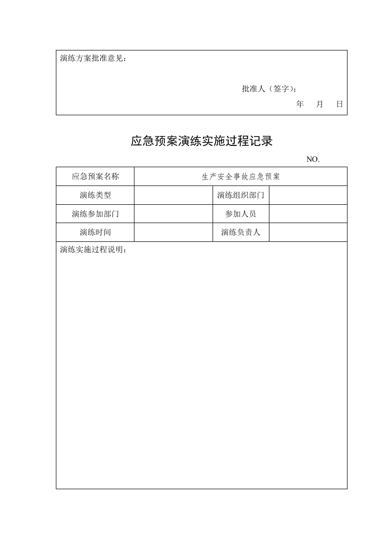 应急预案演练档案（模板）_12.docx 第3页