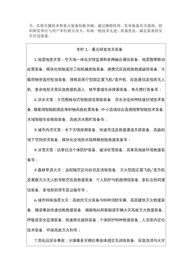 安全应急装备重点领域发展行动计划（2023－2025年）（工信部联安全〔2023〕166号）.docx 第4页