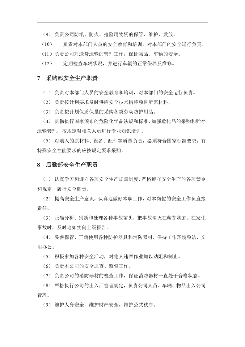 安全生产责任制-公司通用.docx 第5页
