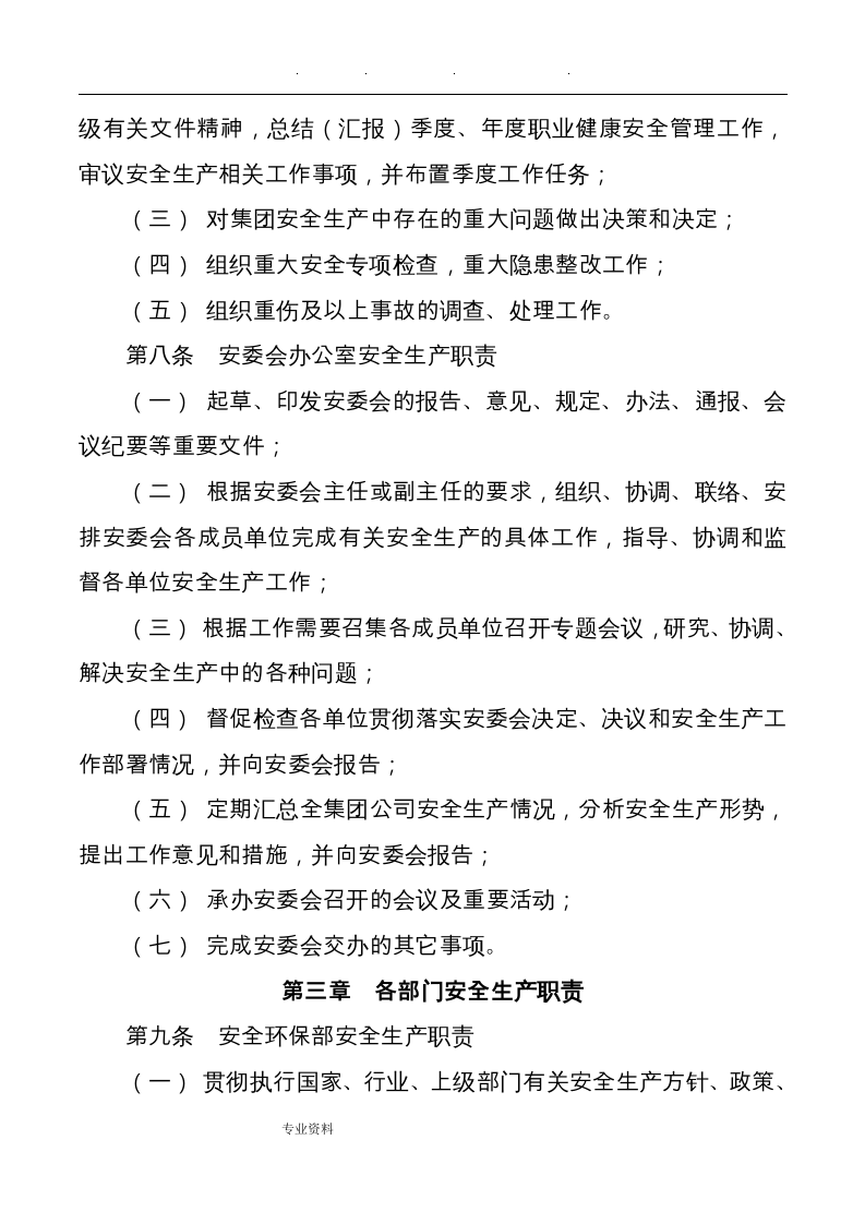集团公司安全生产责任制管理办法.docx 第3页