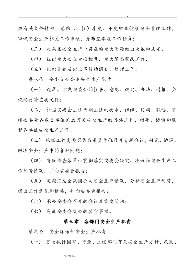 集团公司安全生产责任制管理办法丨35页.docx 第3页