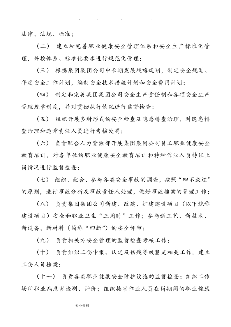 集团公司安全生产责任制管理办法丨35页.docx 第4页