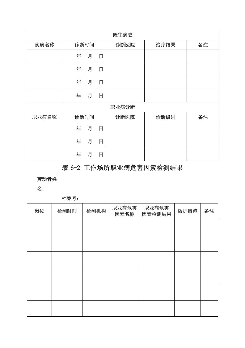 附件6劳动者个人职业健康监护档案.docx 第5页