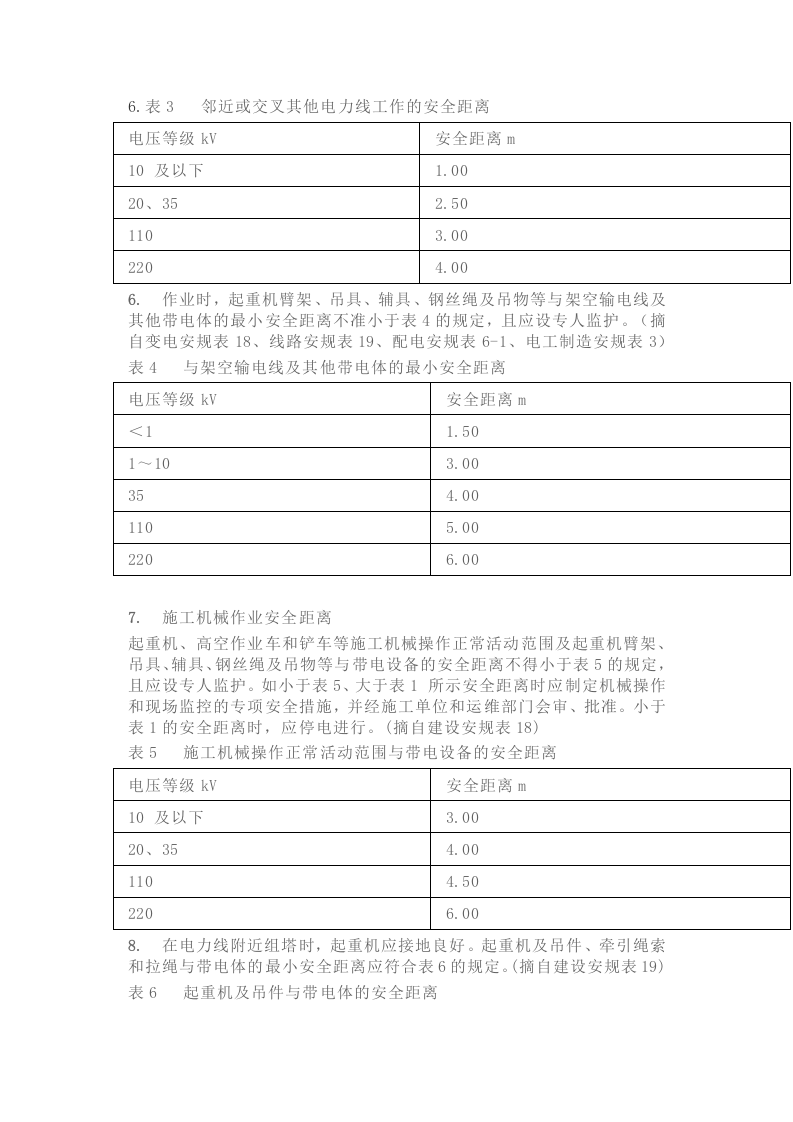 电力施工作业140种安全距离.docx 第2页