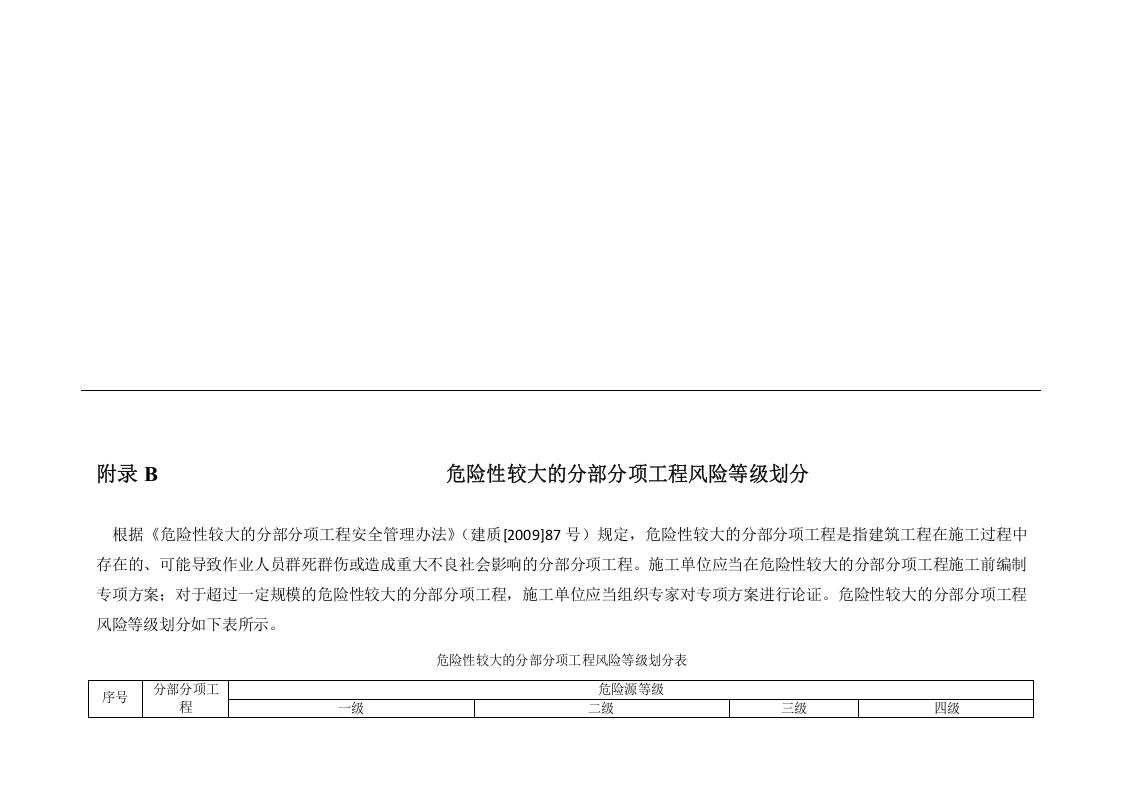 建筑施工企业安全生产风险分级管控实施指南全部附录表X.doc 第3页