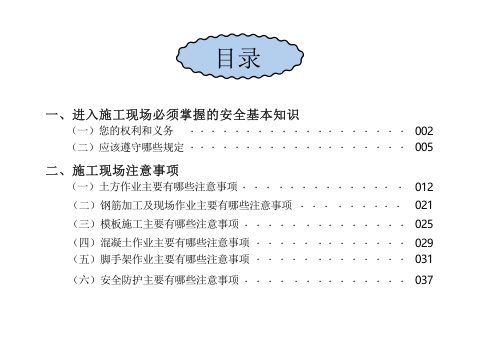 手册--工程项目施工人员安全指导手册全80页.pptx 第5页